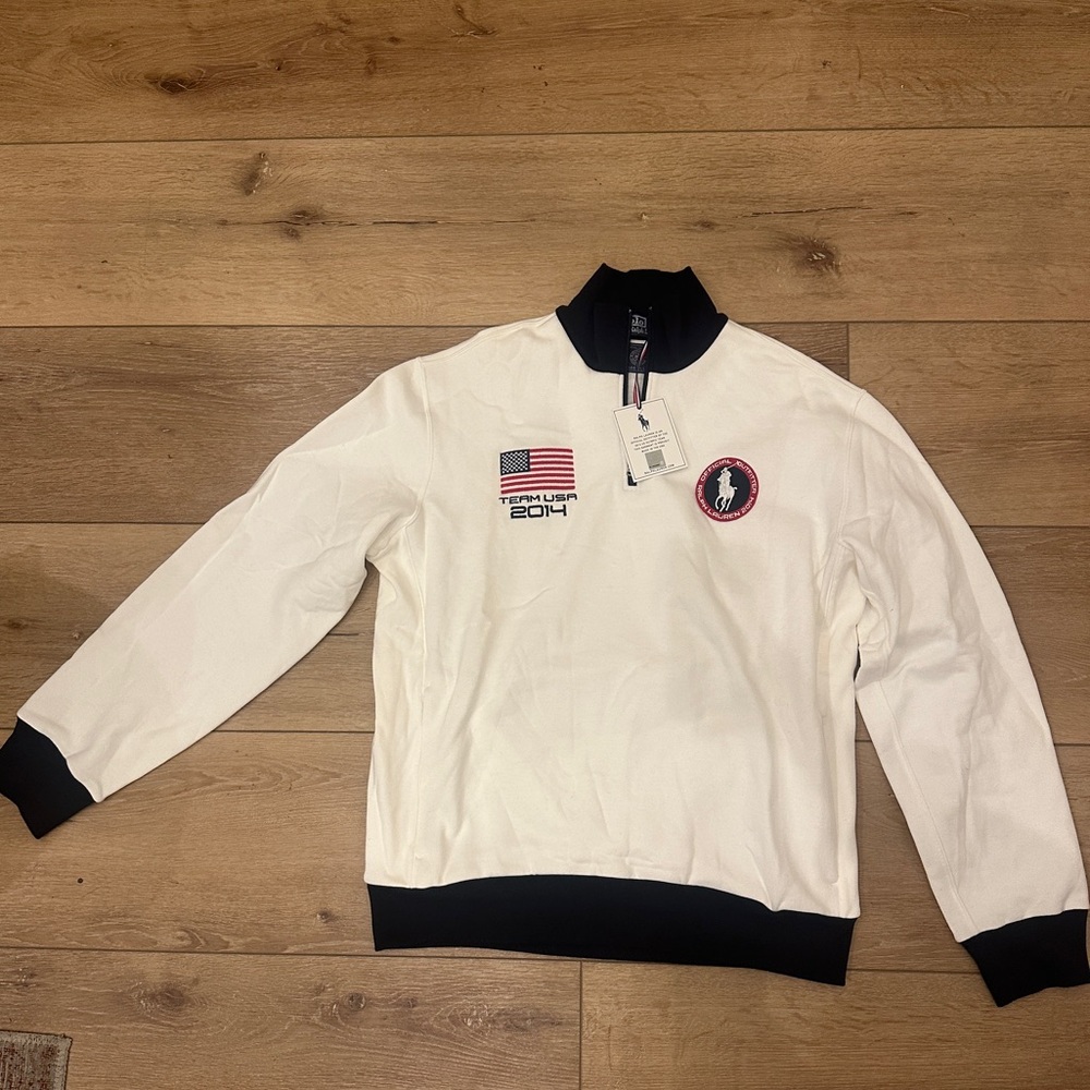 Ralph Lauren Official Team USA Olympic Team Half-zip sweatshirt
